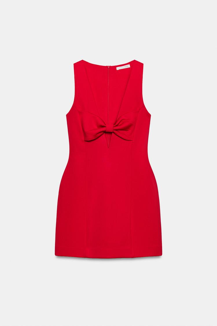 Mini Dress with Bow — gallery image